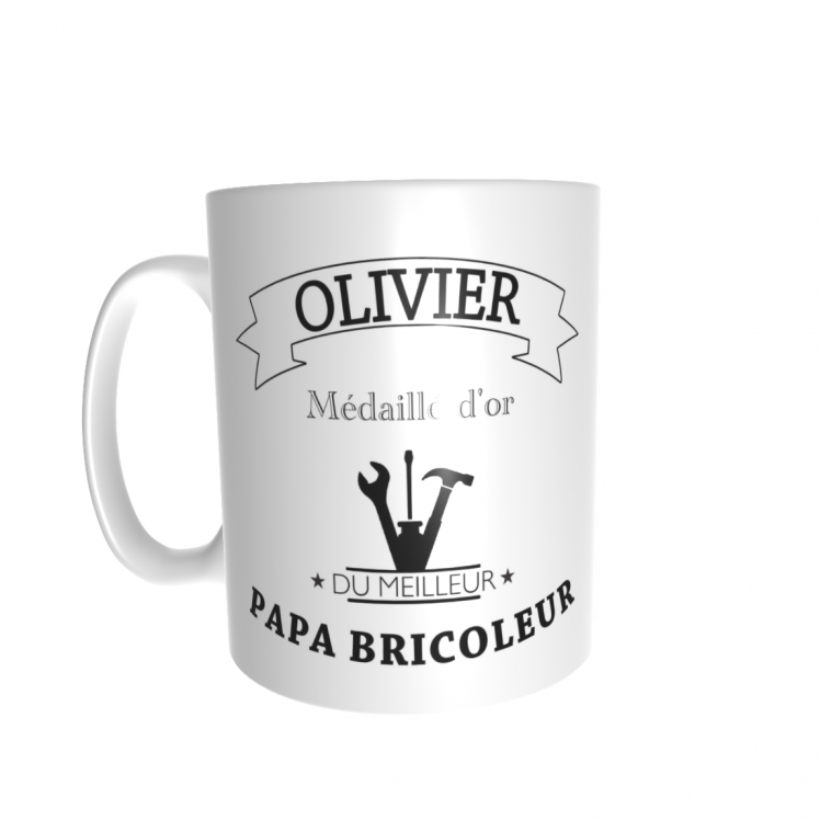 mug prenom papa bricoleur