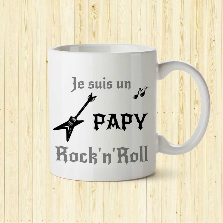 mug papy rock'n'roll