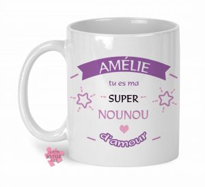 mug super nounou d'amour