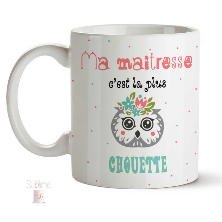 mug maitreese personnalisé