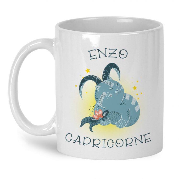 mug signe capricorne prénom