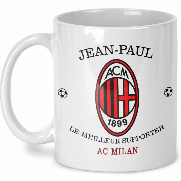 mug milan ac personnalisé