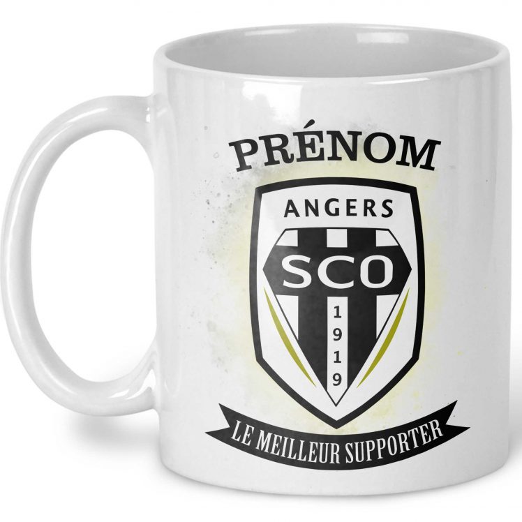 mug foot anger personnalisé avec un prénom